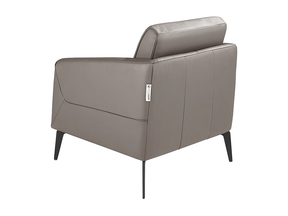 Sillón piel gris oscuro  5134 ANGEL CERDA