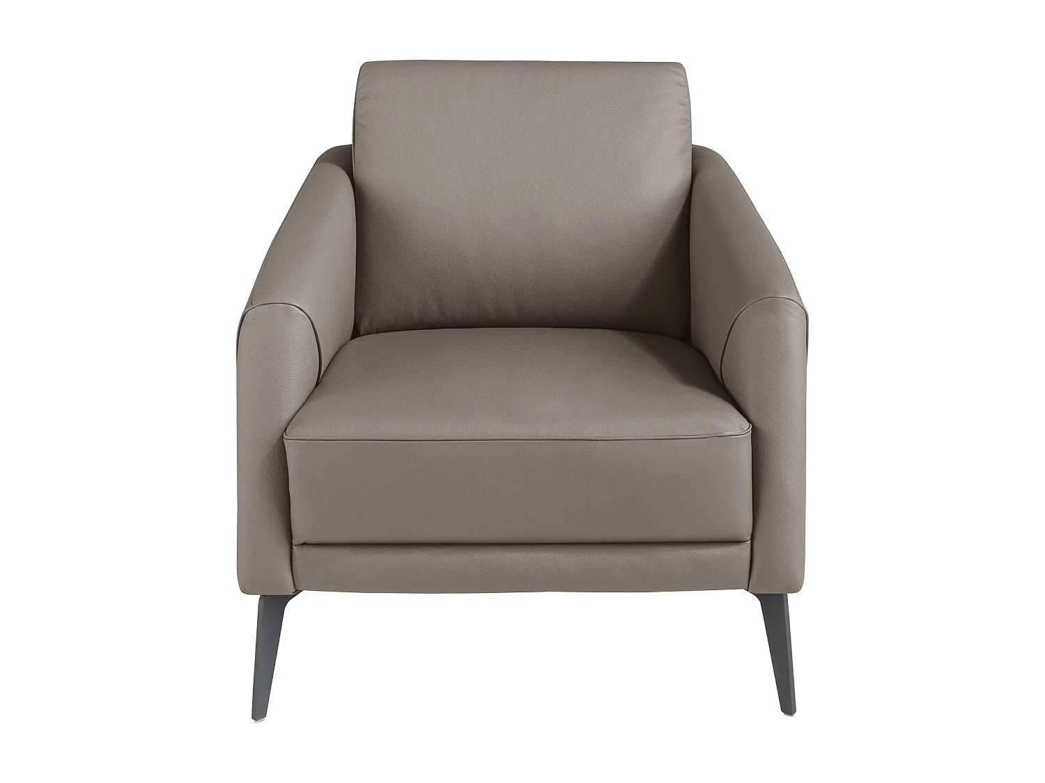 Fauteuil en cuir gris foncé 5134 ANGEL CERDA