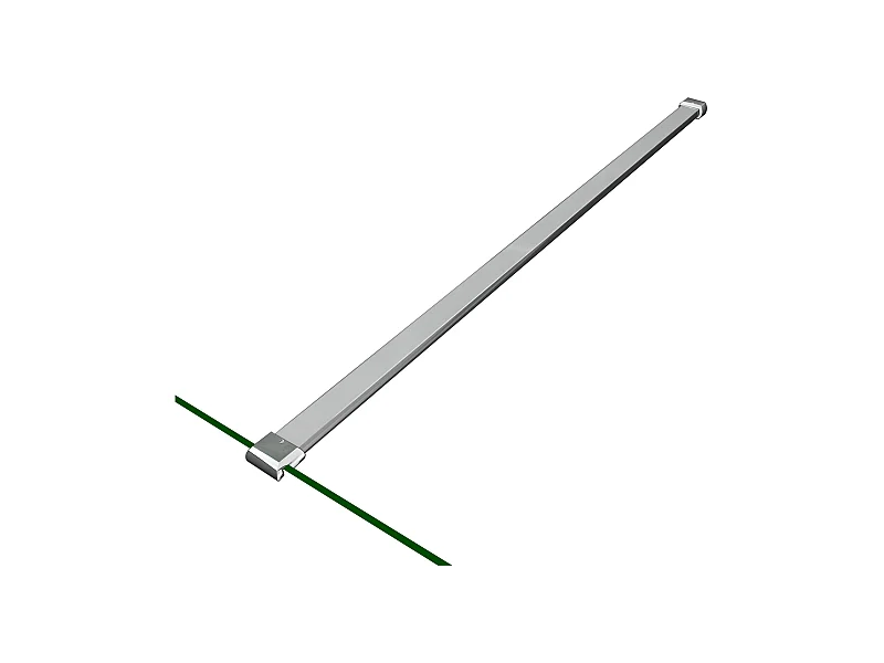 Barra de soporte de 140cm sujección para mamparas
