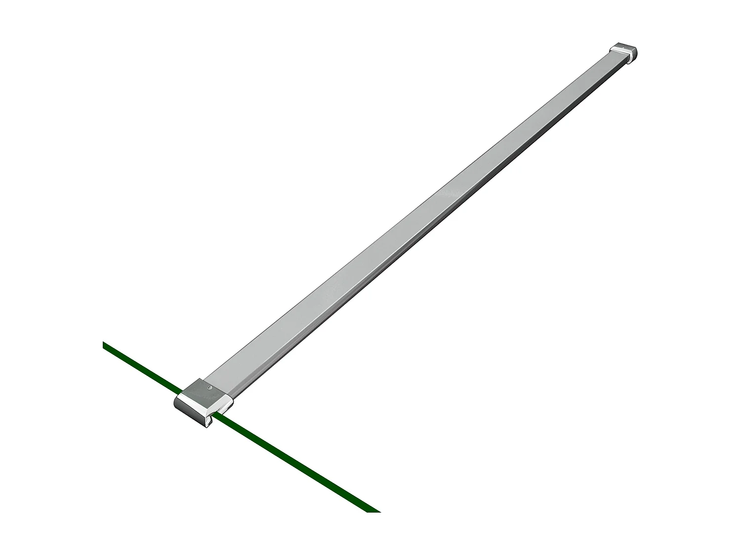 Barra de soporte de 140cm sujección para mamparas