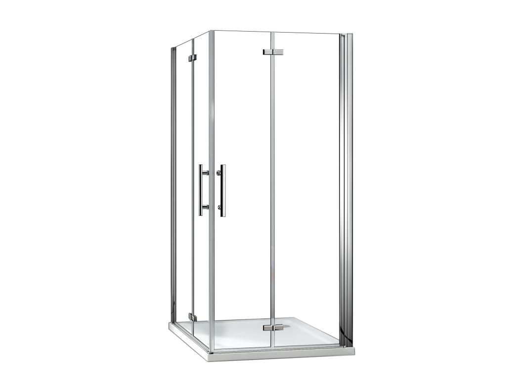 Mampara de ducha rectangular angular plegable 6mm antical,(680-700)x(740-760)x1850mm