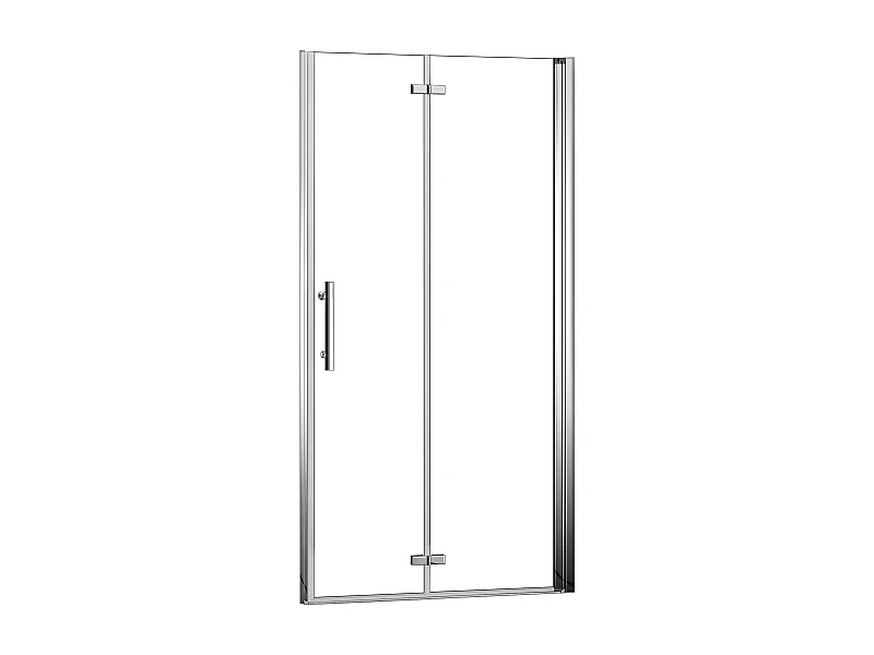 AICA Mampara de ducha frontal plegable vidrio 6mm con tratamiento antical,(786-816)x1850mm