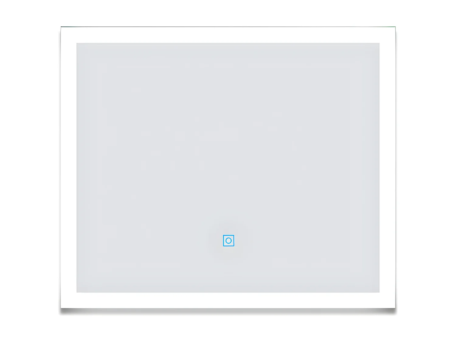 Aica Espejo de baño LED 60×50cm,antivaho,interruptor táctil