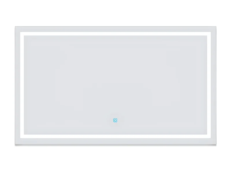 Aica Espejo de baño LED sin cobre 120×80cm,antivaho,interruptor táctil