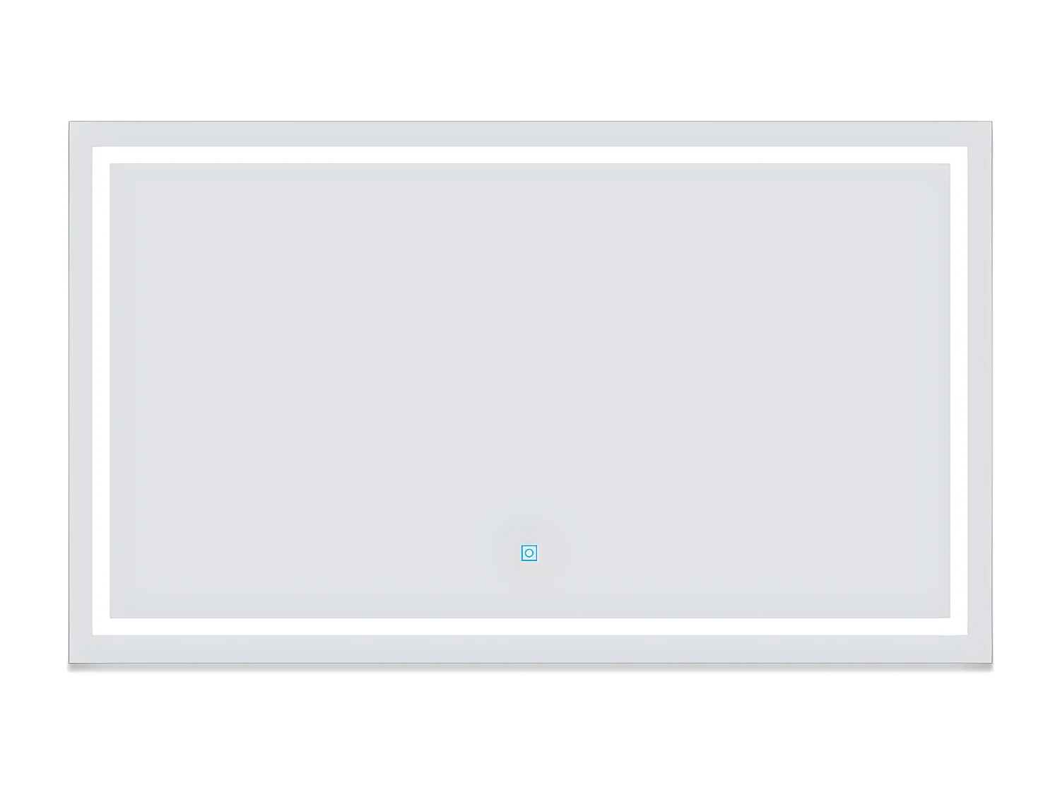 Aica Espejo de baño LED sin cobre 120×80cm,antivaho,interruptor táctil