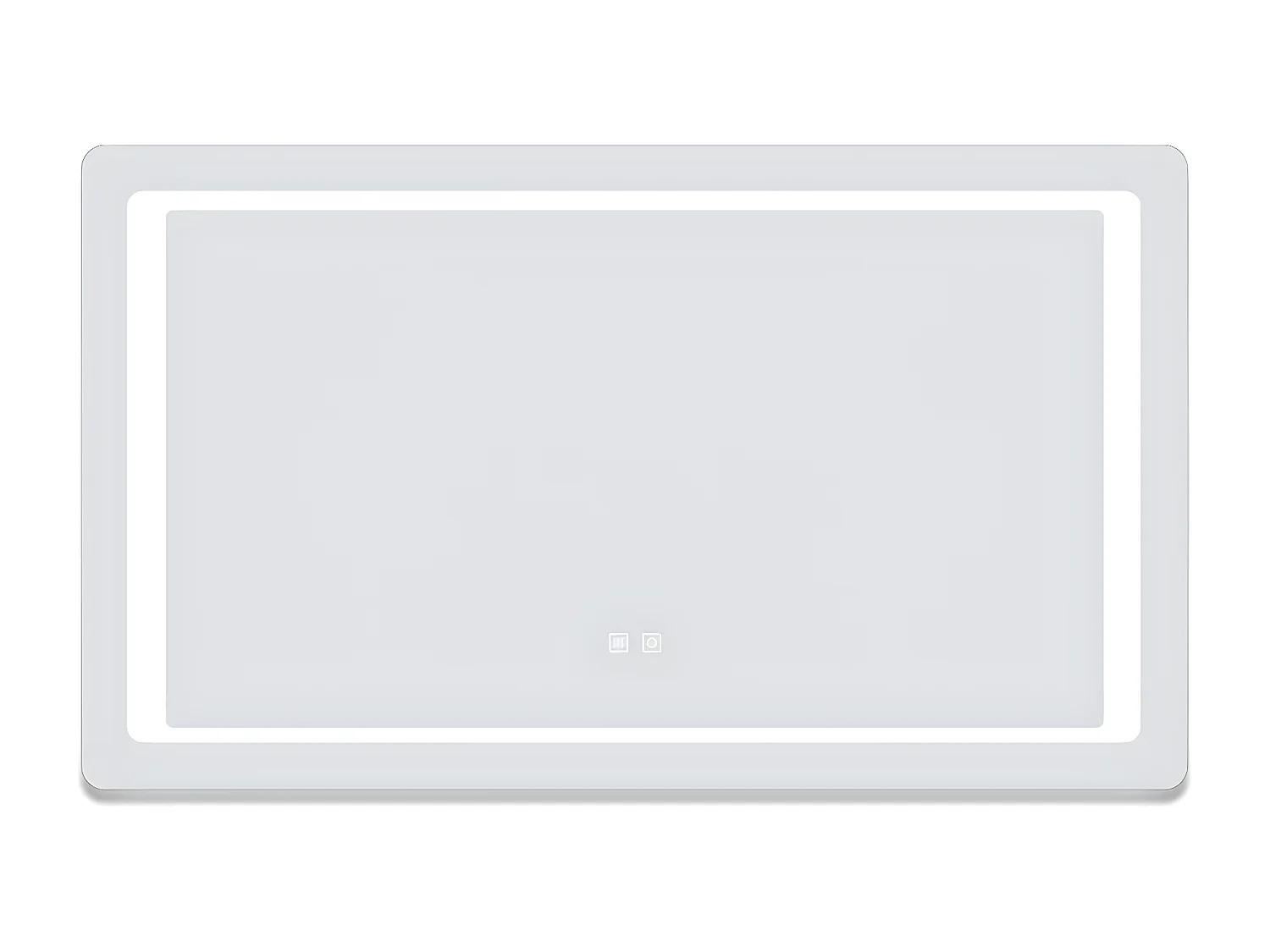 Aica Espejo de baño LED 120×70cm,antivaho,interruptor táctil