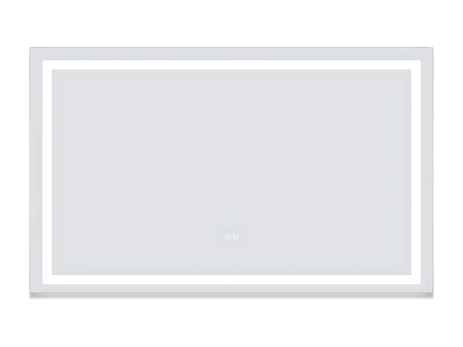 Aica Espejo de baño LED 120×70cm,Bluetooth,Regulación continua,Antivaho