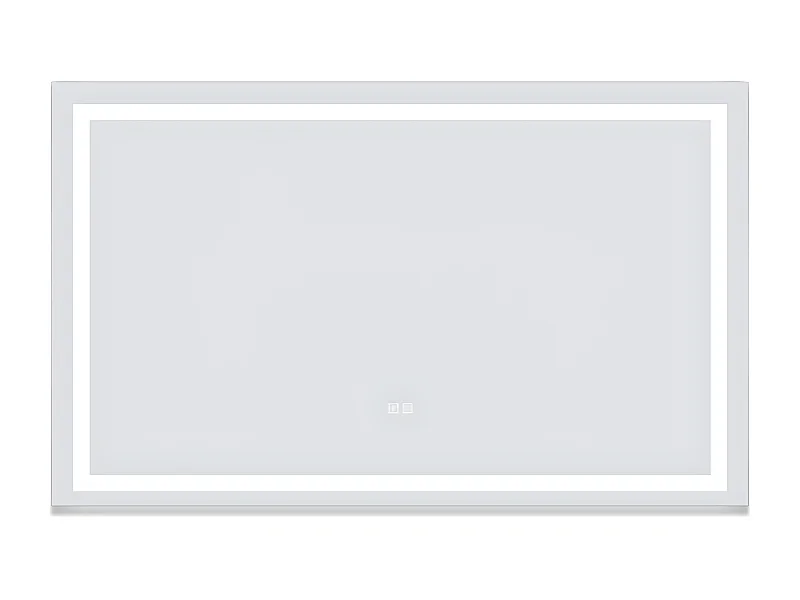 Aica Espejo de baño LED 120×70cm,Bluetooth,Regulación continua,Antivaho