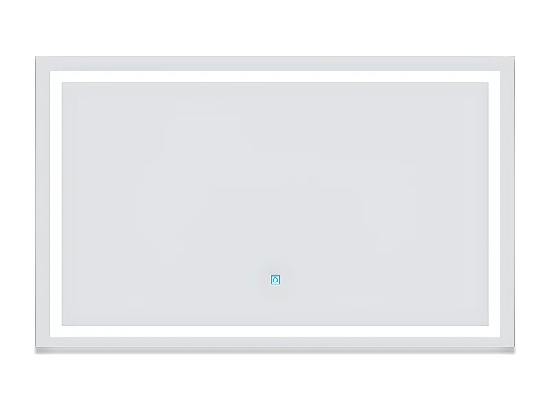 Aica Espejo de baño LED sin cobre 100×70cm,antivaho,interruptor táctil