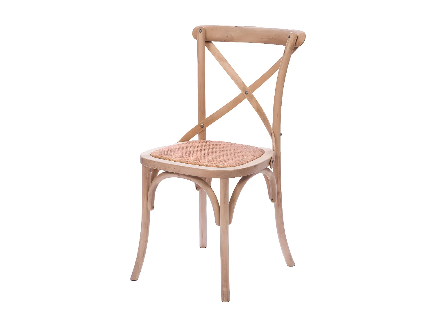 Chaise croisillon en bois