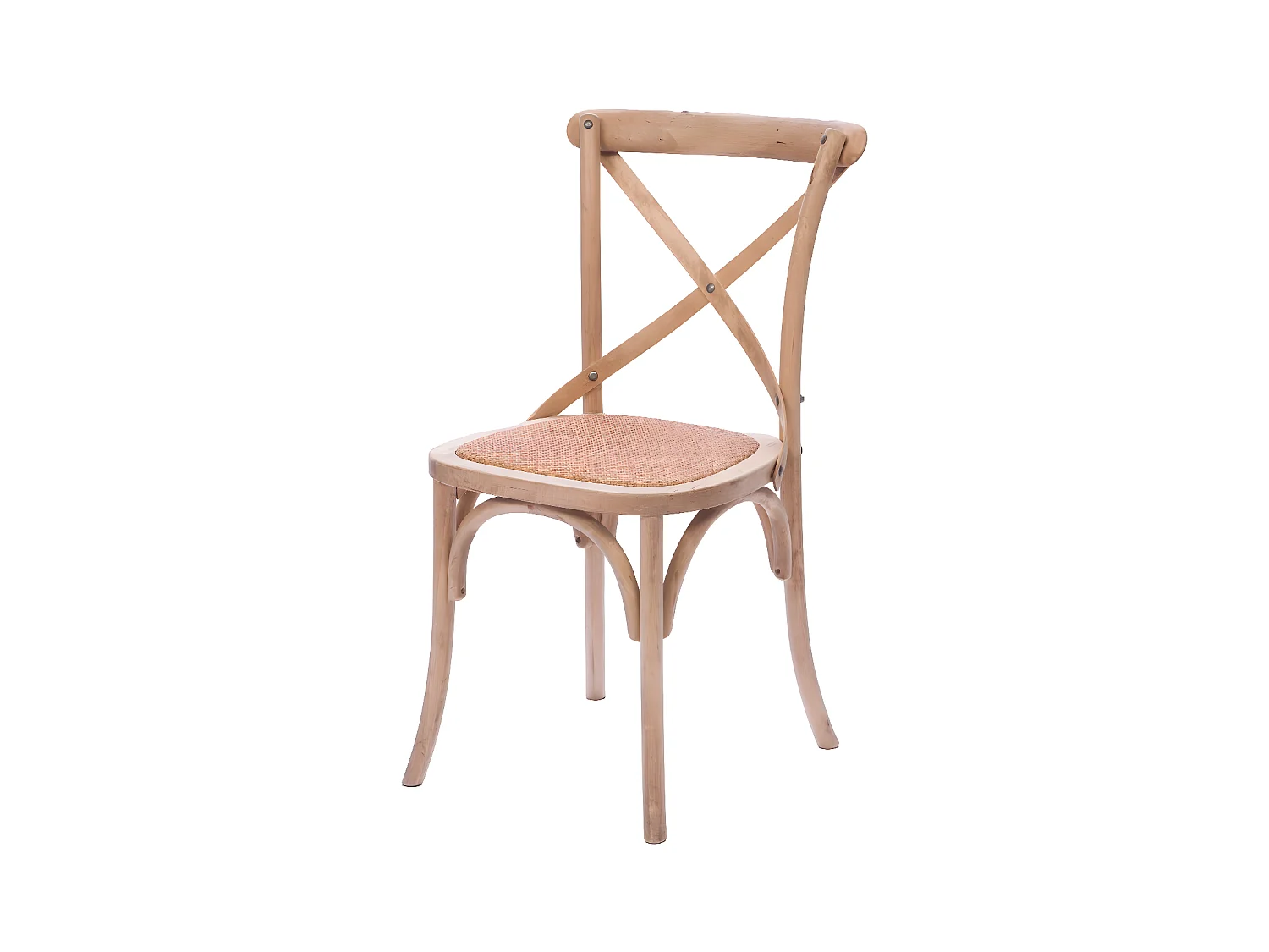 Chaise croisillon en bois