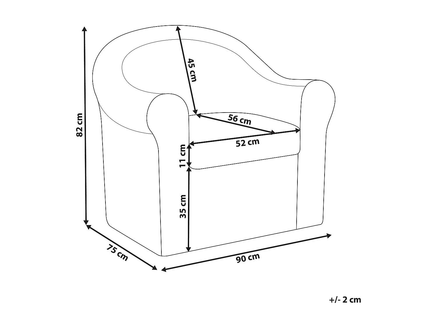 Fauteuil de jardin LIVADEIA Rotin Naturel