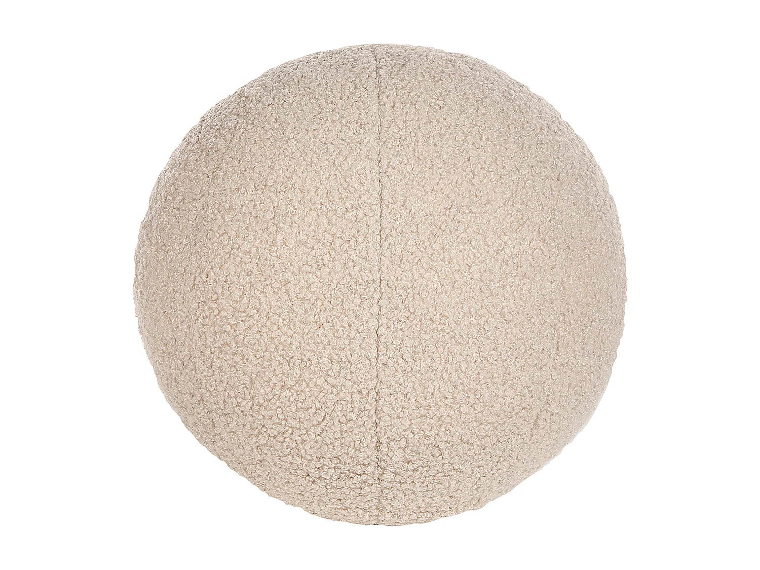 Fauteuil LEIREN Bouclé Beige