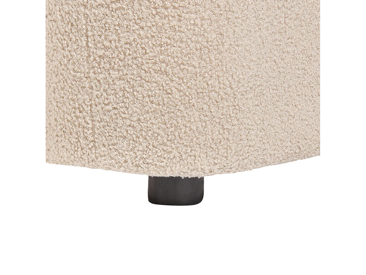 Fauteuil LEIREN Bouclé Beige