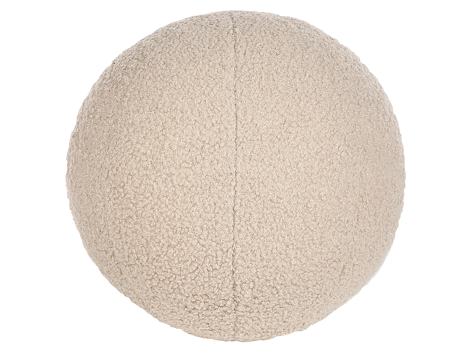 Fauteuil LEIREN Bouclé Beige