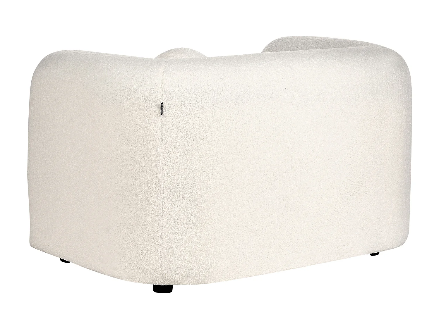 Fauteuil LEIREN Bouclé Blanc