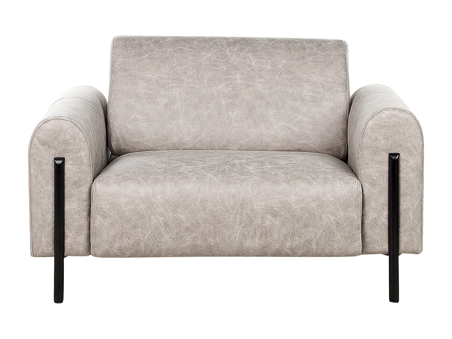 Fauteuil ASKIM Tissu Gris clair