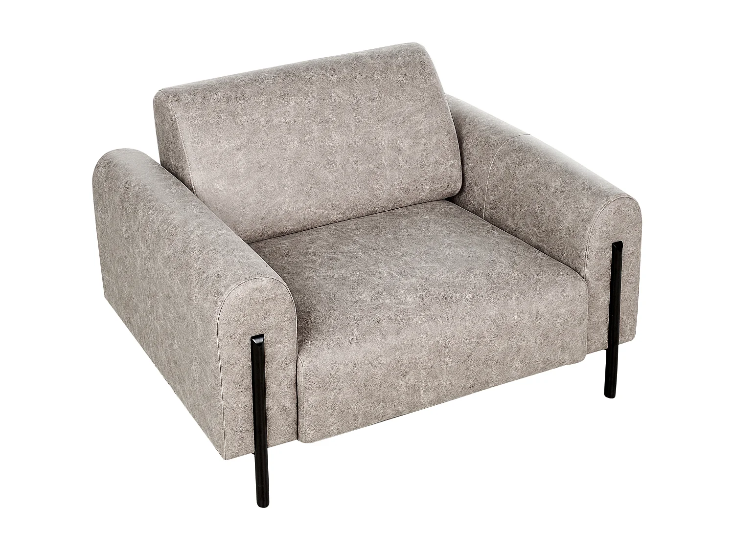 Fauteuil ASKIM Tissu Gris clair