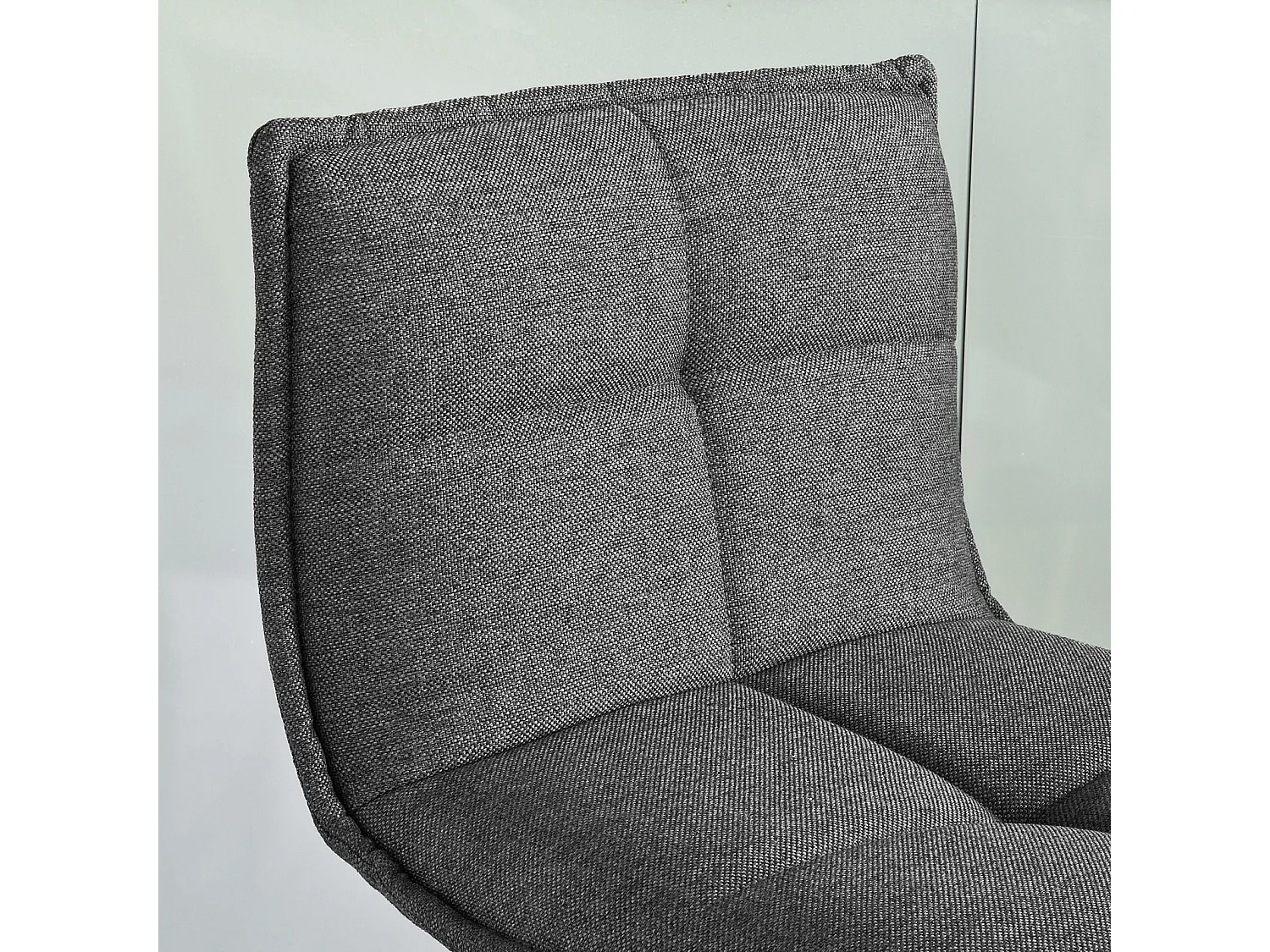 SoBuy FST45-DG Barkruk 360° draaibaar Zithoogte 75 cm Barstoel Barkruk Draaistoel met rugleuning Donkergrijs