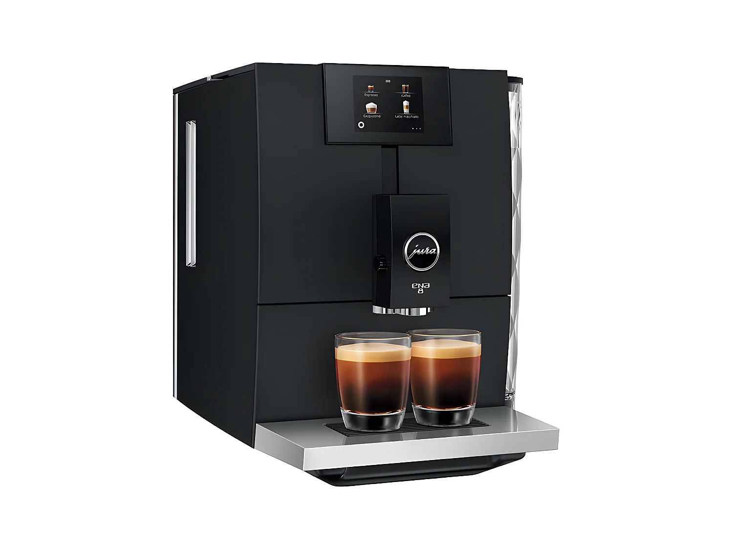 Jura ENA 8 Metropolitan Black Vollautomaten Kaffeemaschine 1450 W 15 Bar 1,1 L