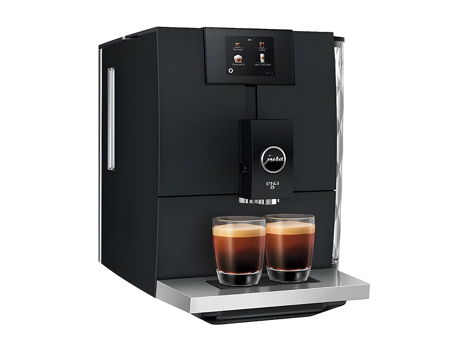 Jura ENA 8 Metropolitan Black Vollautomaten Kaffeemaschine 1450 W 15 Bar 1,1 L