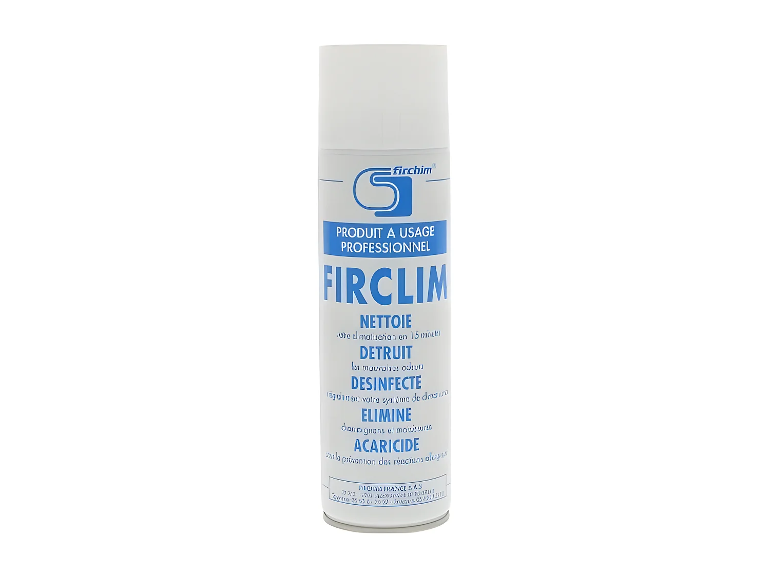 FIRCHIM   Firclim   5 sprays anti bactErien, nettoyant, aErosol pour clim   500ml