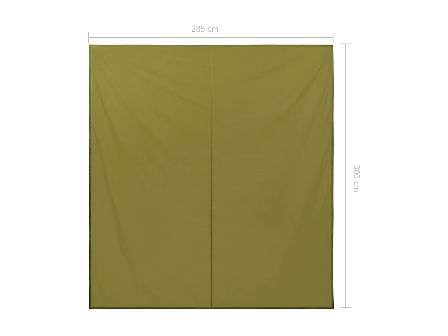 Lona de exterior 3x2,85 m verde