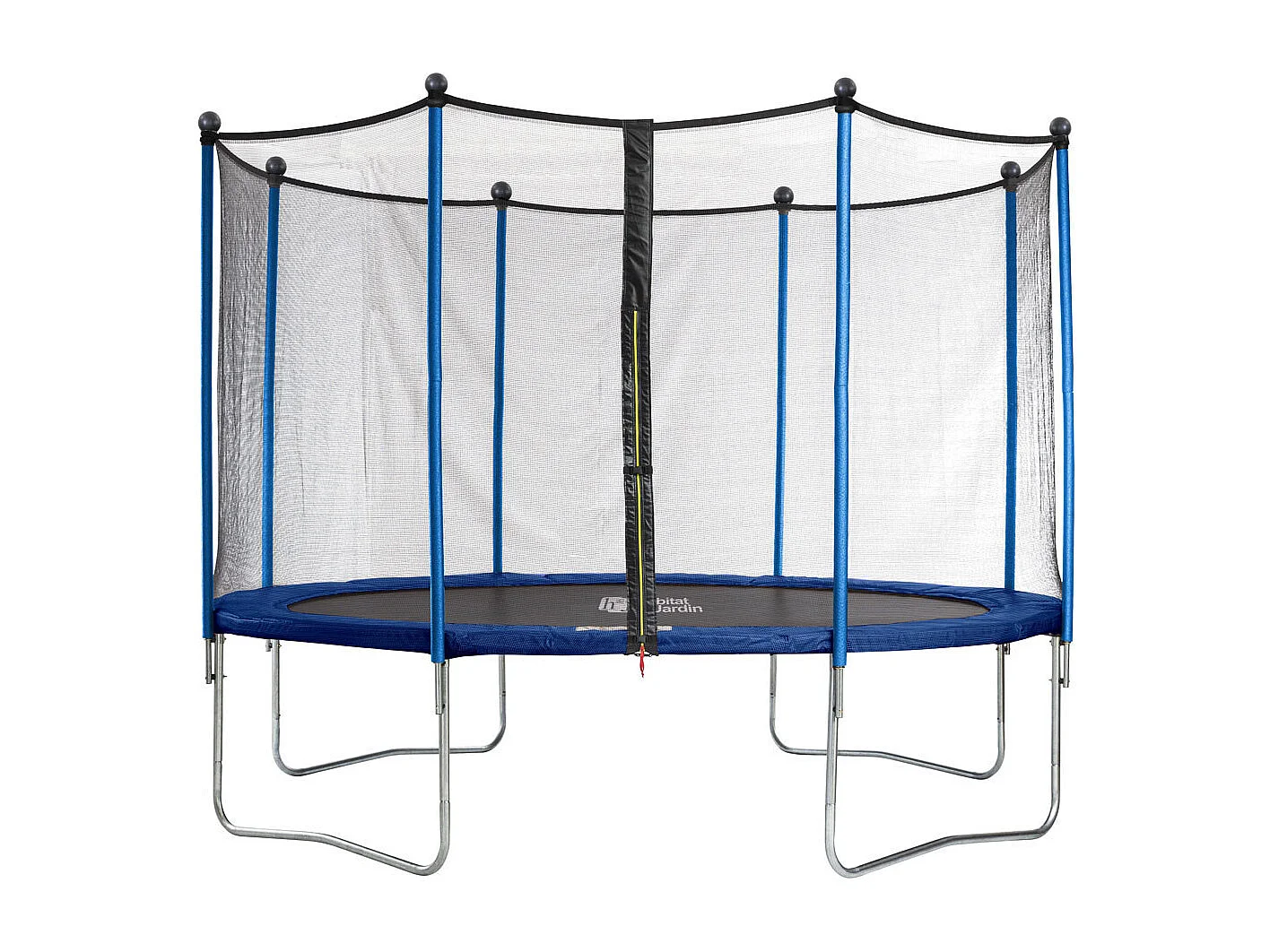 "Happy" trampoline - Ø 3,65 m m - met net + ladder + afdekking + verankeringsset