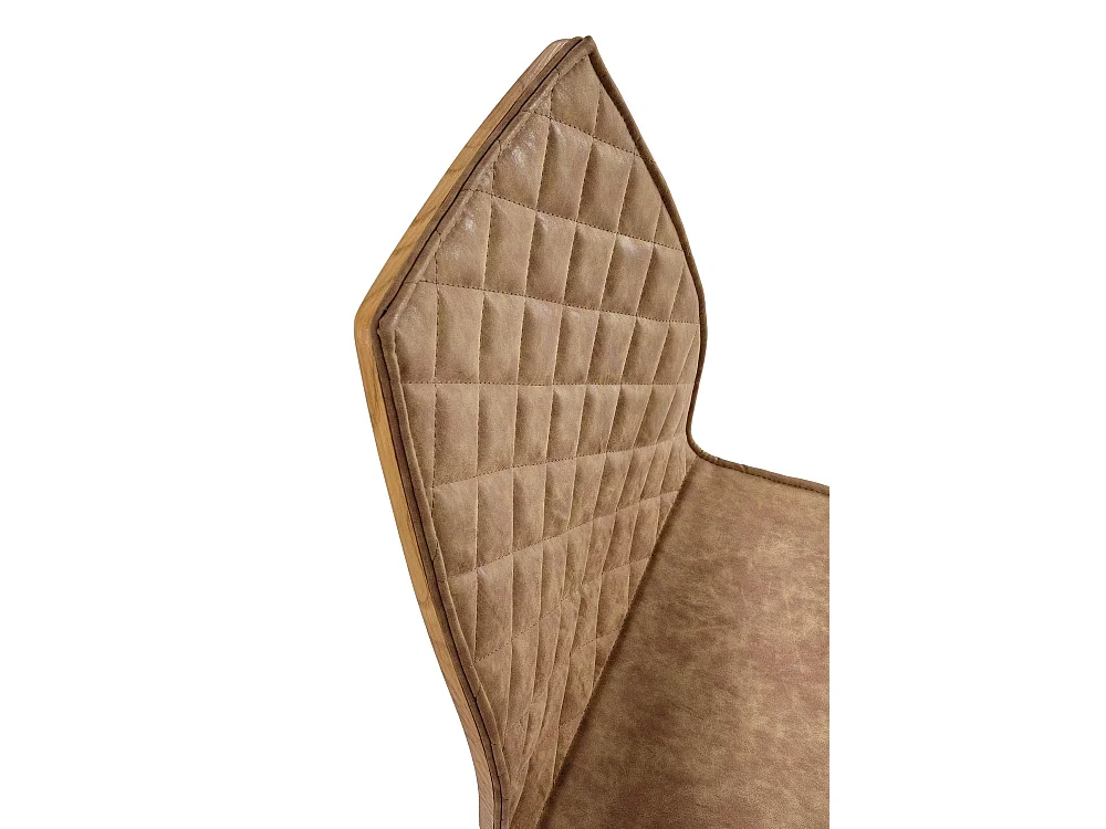 Stuhl K265/Kunstleder/Braun