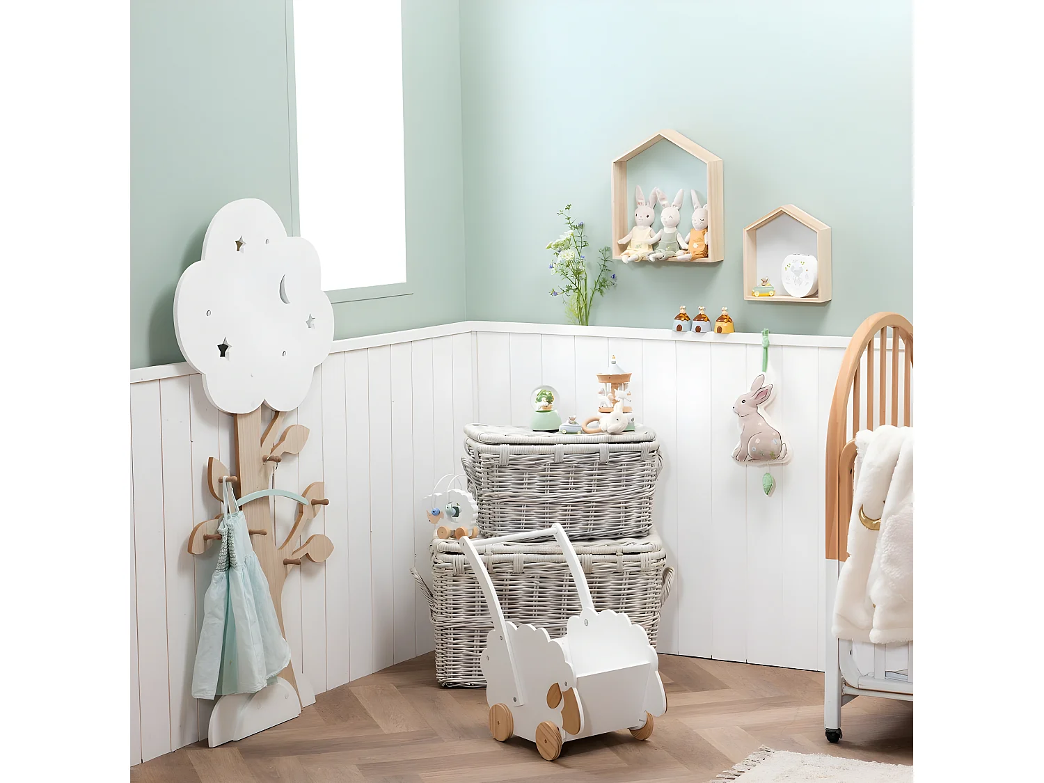 Porte manteau mural Louison