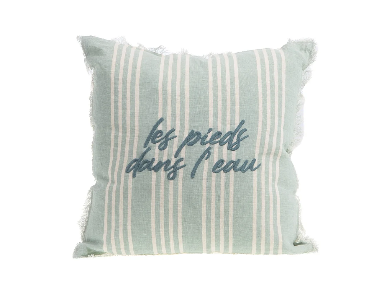 Coussin les pieds dans l'eau 45x45 cm