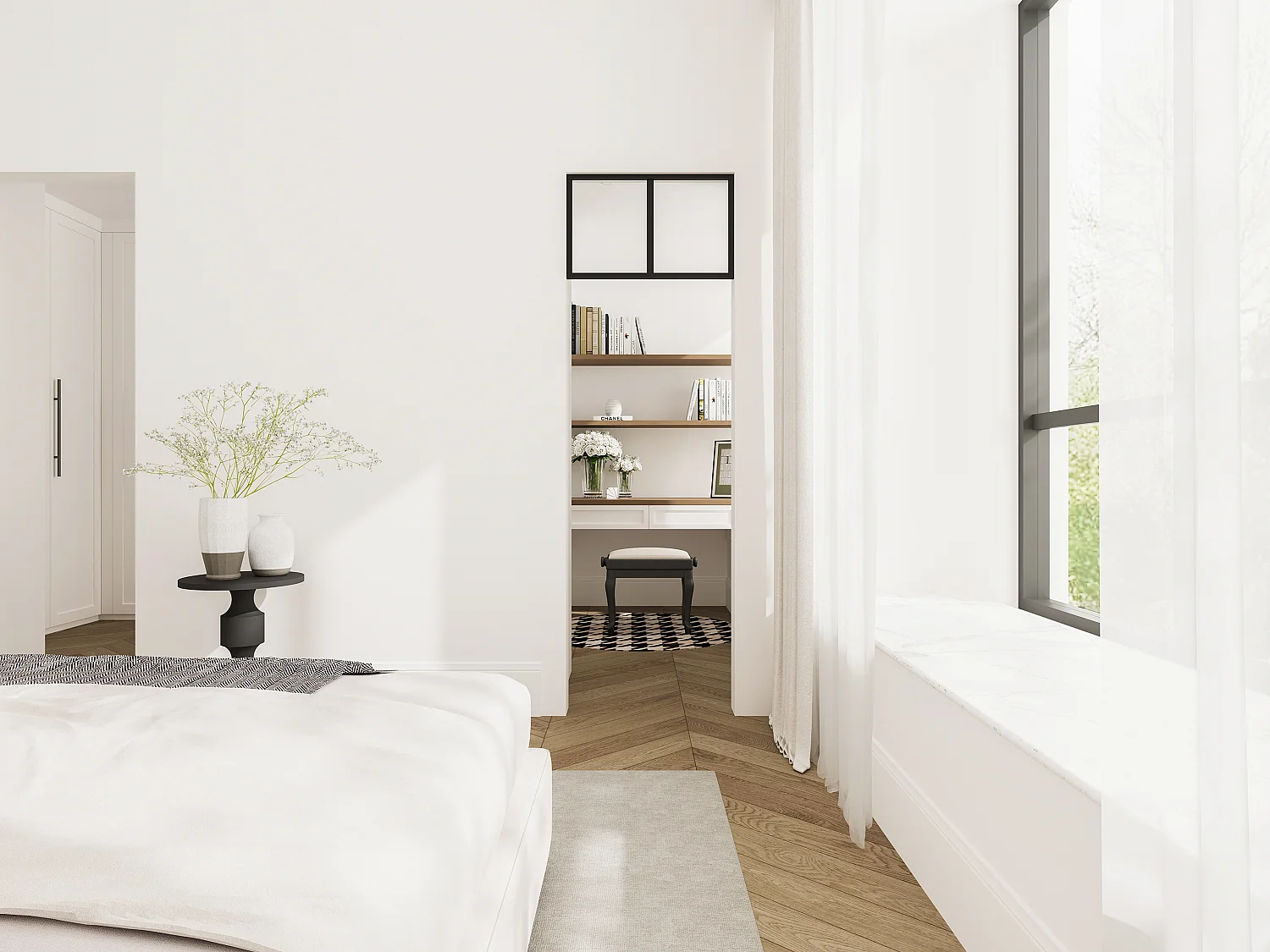 Sopraluce atelier L63 x H40 cm in Alluminio termolaccato Nero  - BAYVIEW