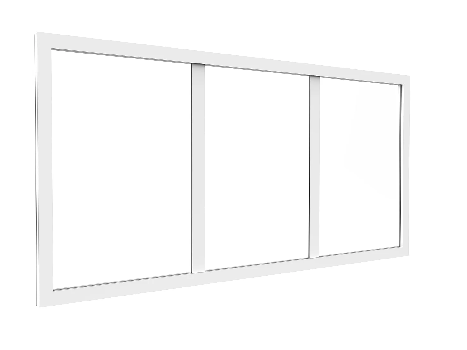 Verkstedsoverfelt i termolakkert aluminium - L83 x H40 cm - Hvit - BAYVIEW