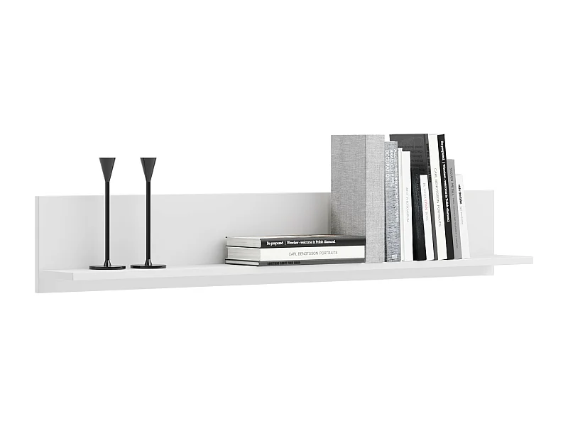 Etagère au style industriel SELM 100 cm - Blanc