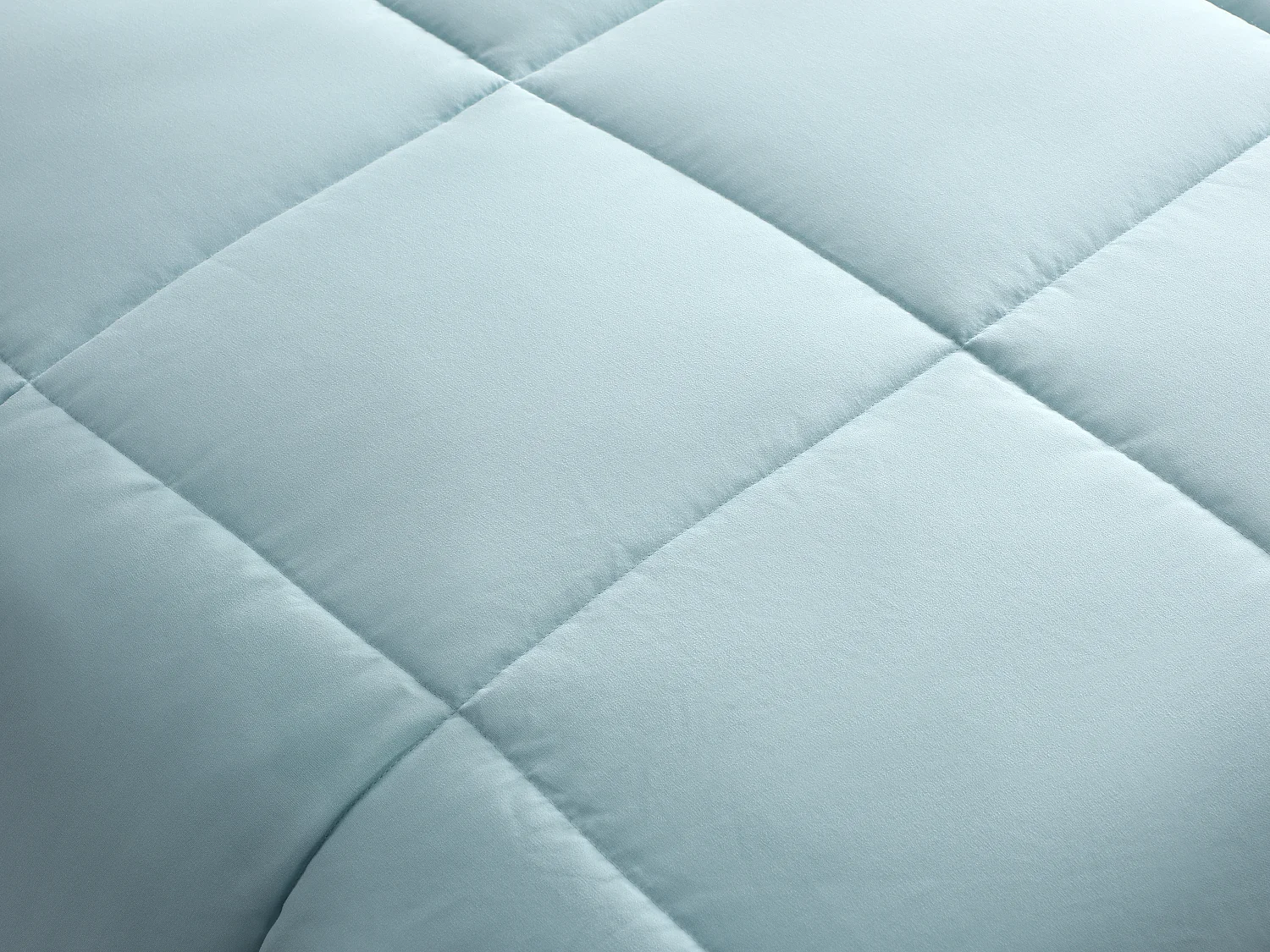 Couette enfant légère - 140 x 200 cm - 180g/m² - Fibre de soja toucher peau de pêche - Bleu - THERMO CONTROL