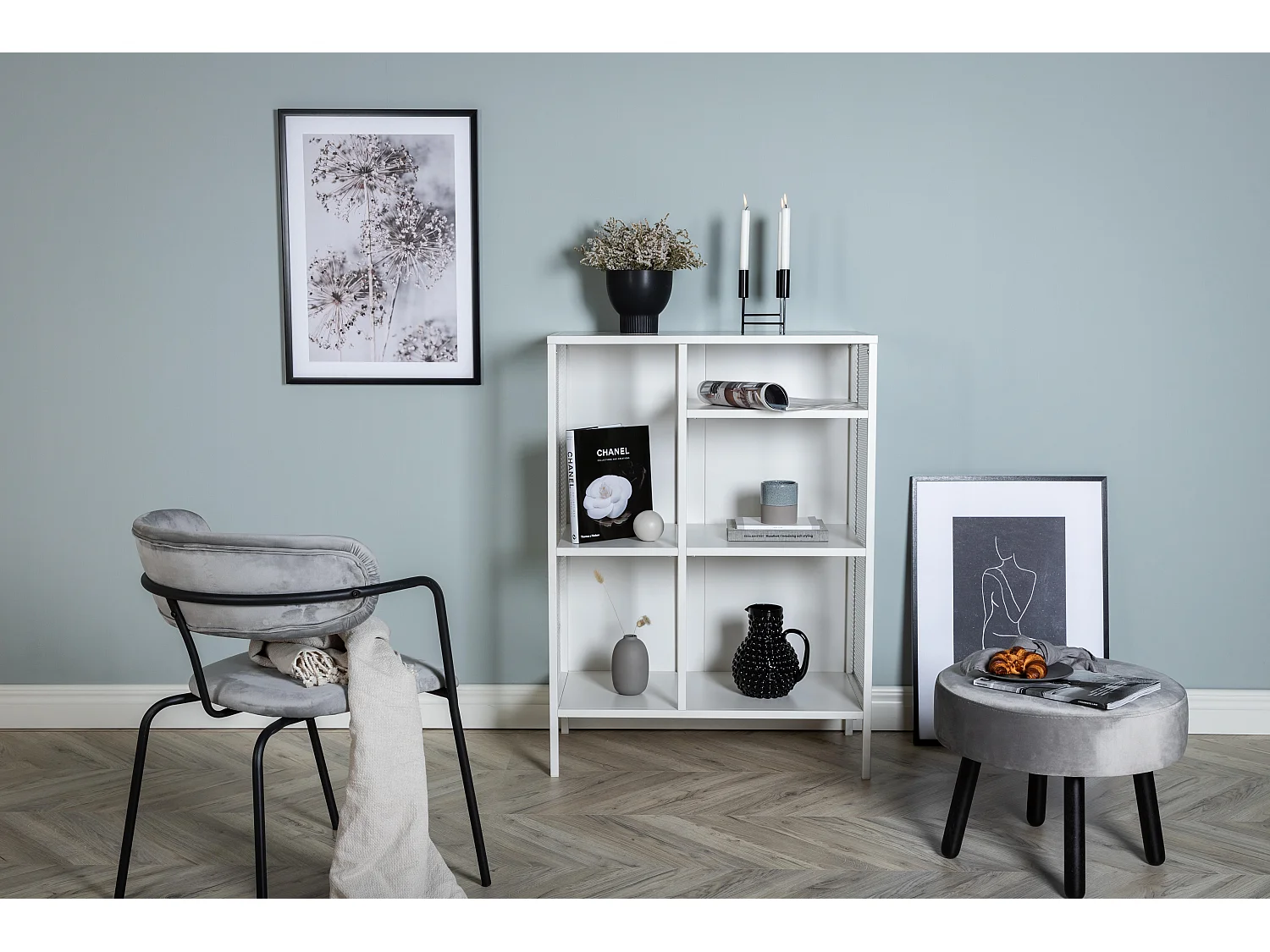 Wandrek MISHA WS80 5S 80x40x110 Wit