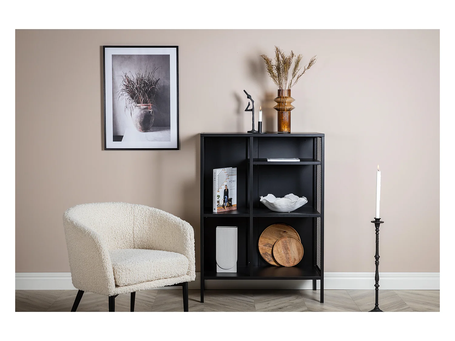 Wandrek MISHA WS80 5S 80x40x110 Zwart