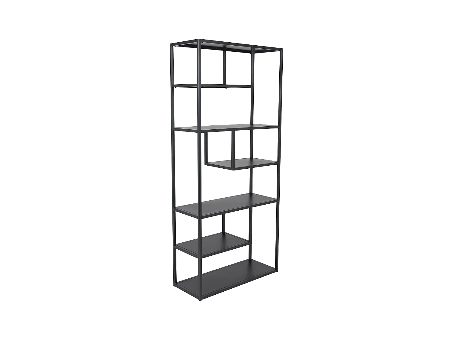 Étagère Murale STAAL WS85 6S 85x35x188 Noir