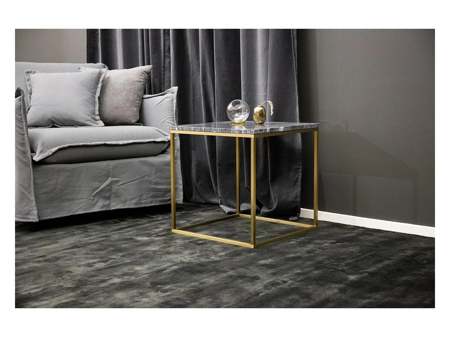 Table D'Appoint ESTELLE ST50 50x50x50 Gris