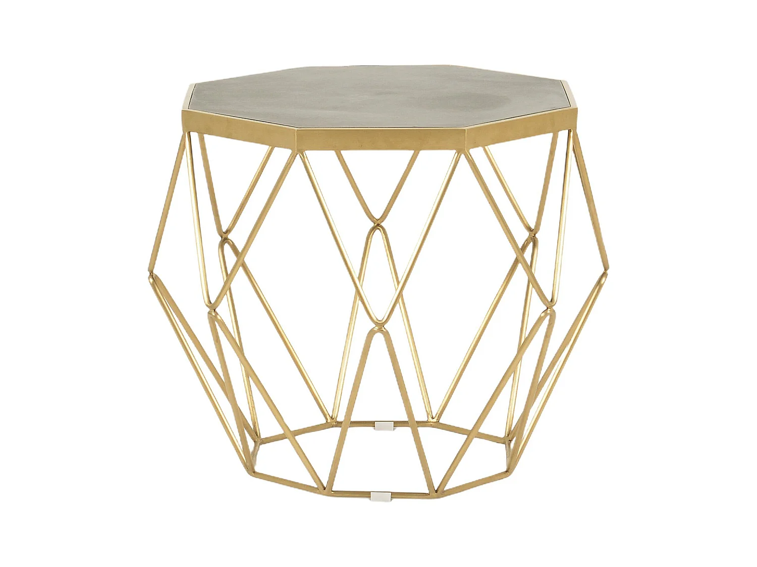 Table D'Appoint GLAMOUR ST68 68x68x55 Gris