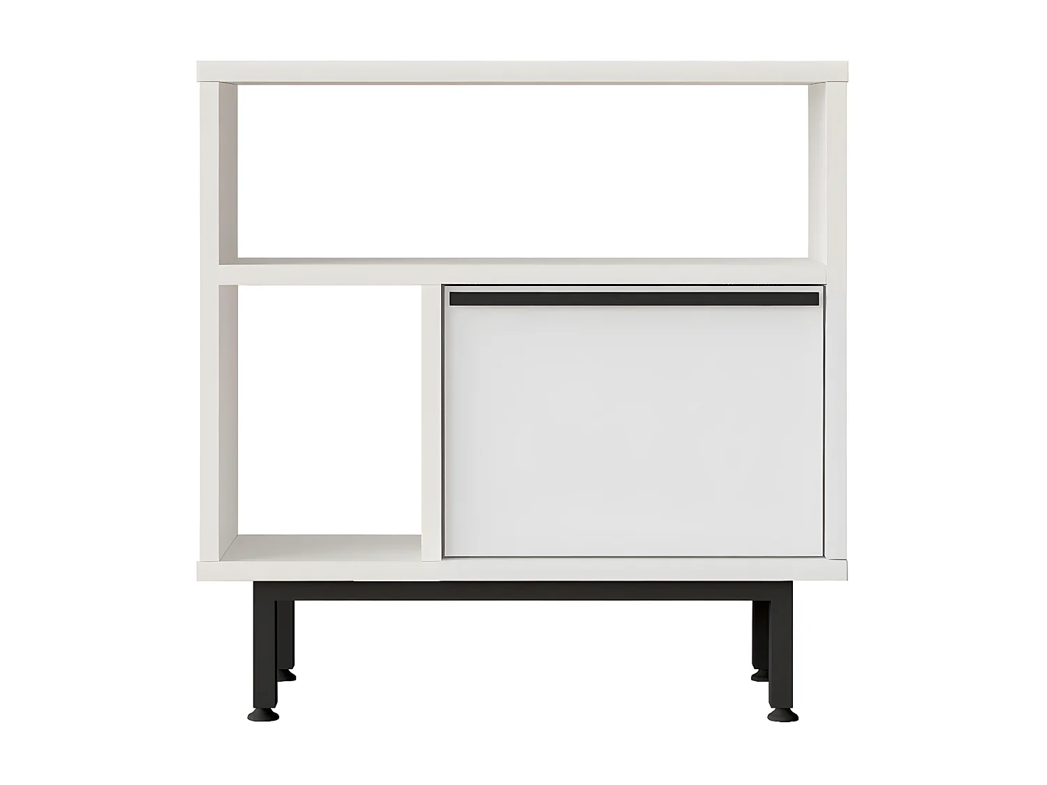 Table D'Appoint OCEAN ST60 1D 60x26x60 Blanc