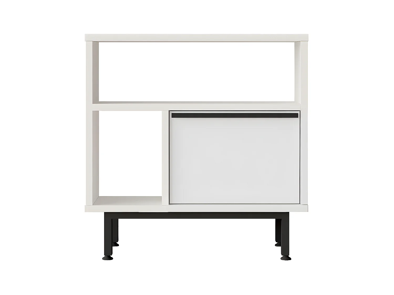 Bijzettafel OCEAN ST60 1D 60x26x60 Wit