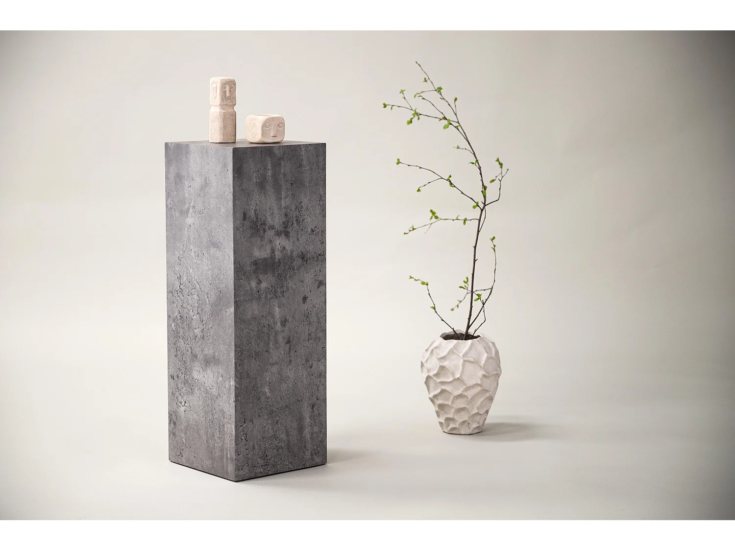 Table D'Appoint RAMSVIK ST23 23x23x65 Gris