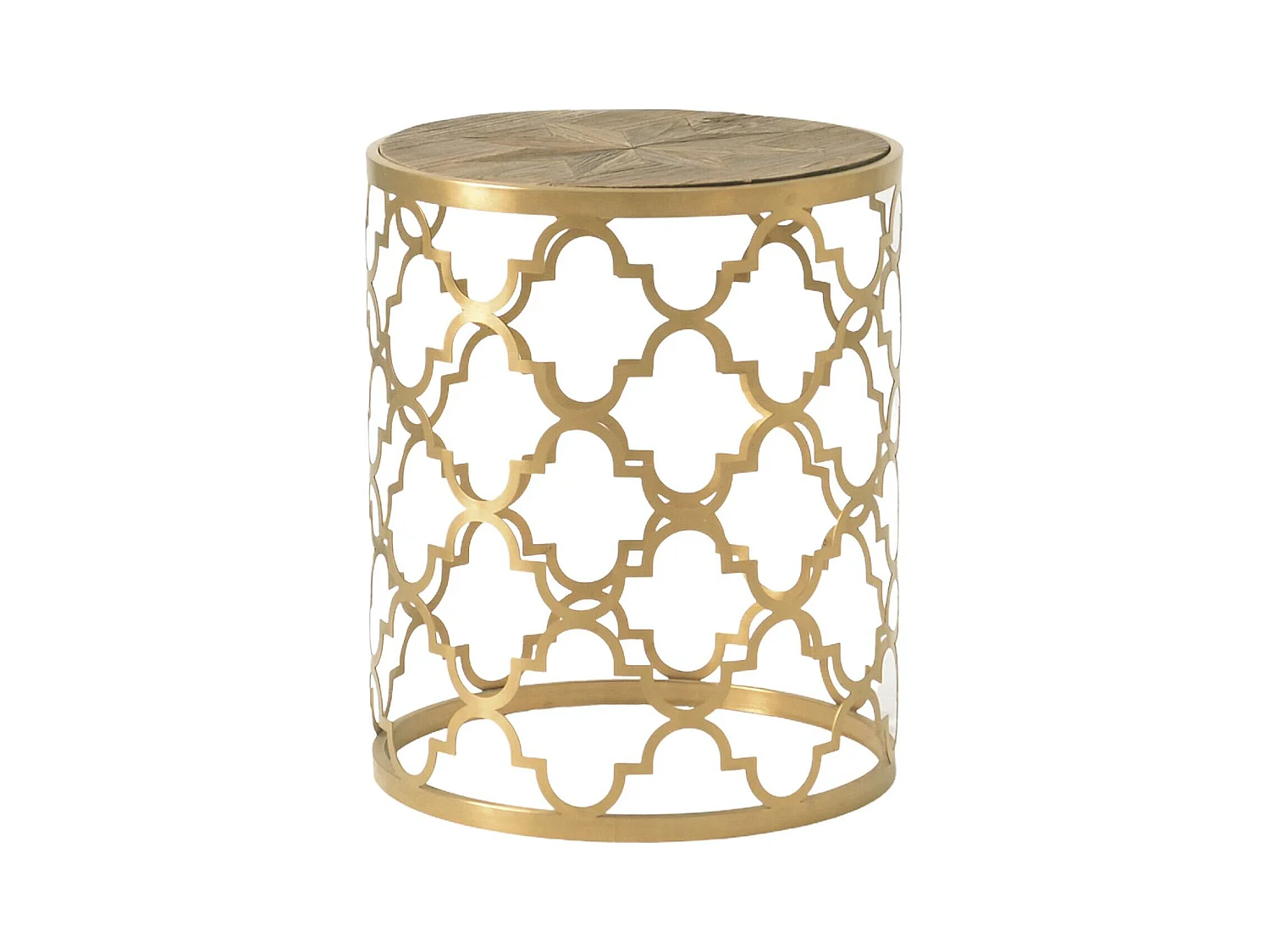 Table D'Appoint GLAMOUR ST50 50x50x60 Brun