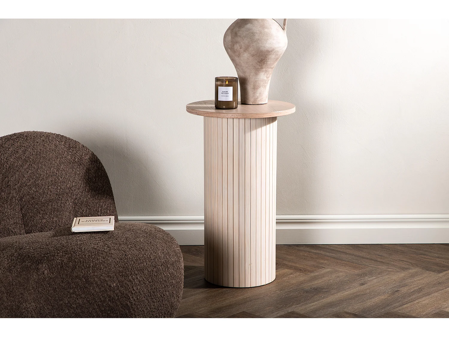 Beistelltisch BIANCA ST40 40x40x65 Naturfarben