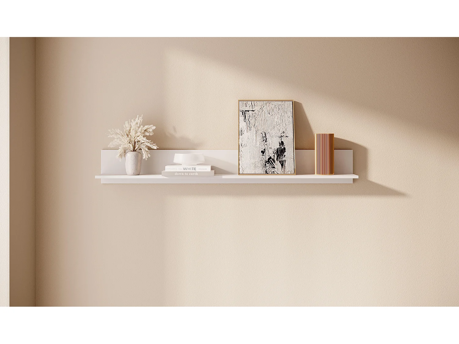 Étagère Murale DIAMO WS150 1S 150x12x16 Blanc