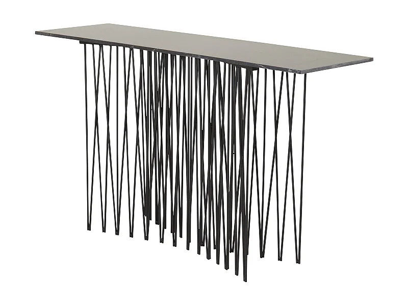 Tavolino STONE ST37 37x130x74 Nero