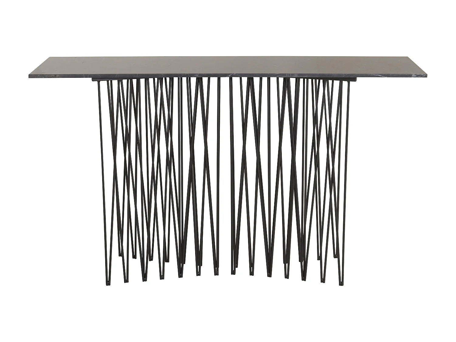 Table D'Appoint STONE ST37 37x130x74 Noir