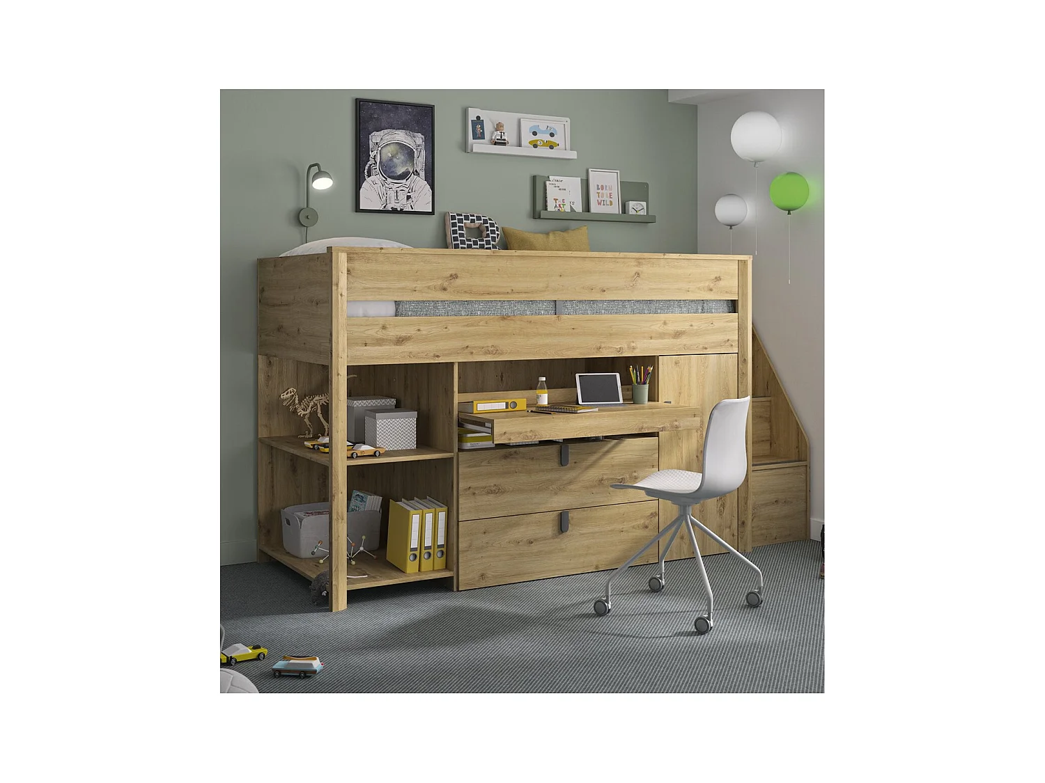 Kombi-Bett Mael 90x200 cm