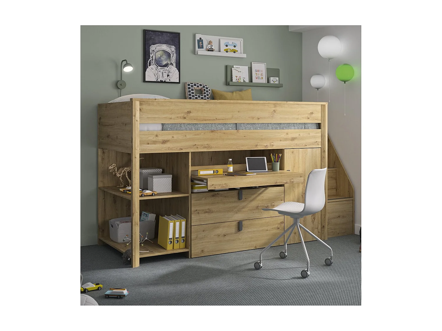 Kombi-Bett Mael 90x200 cm